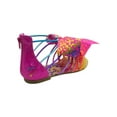 thumbnail image 6 of Nickelodeon JoJo Siwa Little and Big Girls' Rainbow Gladiator Sandals, 6 of 6