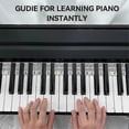 thumbnail image 2 of Beginner Piano Keyboard Stickers - 88 Key Reusable Note Labels for Learning & Practice, 2 of 4