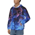 thumbnail image 2 of Lsque Mario for Mens Full-zip Hoodie, Zip-up Pullover Hooded Sweatshirt, Kangaroo Pocket Hoodie Ideal for Daily Wear, Travel, and Home-Large, 2 of 8