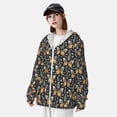 thumbnail image 5 of Gaeub Flower Butterfly Men's and Women's UPF 50+ Long-Sleeved Sun Protection Clothing, Fishing Shirt Long Sleeve Zip - 3X-Large, 5 of 9