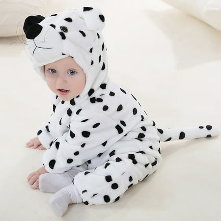 

Baby one-piece clothes Newborn clothes flannel animal crawling clothes Baby rompers