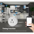 thumbnail image 6 of WiFi Smart Plug, App Remote Control & Voice Control Outlet with Timer Function, US Standard Smart Socket Adapter, 6 of 10