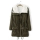 thumbnail image 1 of Puntoco chaqueta de mujer botones de manga larga abrigo con bolsillos sólidos más chaqueta de lana prendas de vestir top liquidación de Navidad Puntoco Puntoco-1639, 1 of 7