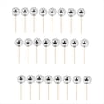 thumbnail image 1 of 24 Piezas Bola de Discoteca Adornos para Cupcakes Bola de Discoteca Selecciones para Cupcakes Bola de Espejo Reflectante Adornos para Pasteles Decoraciones de Discoteca Plata, 1 of 5