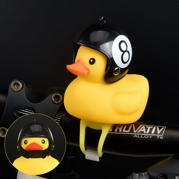 Wind breaking Duck Road Bicycle Bell Little Duck Yellow Duck Helmet Children Riding with Helmet Horn Light