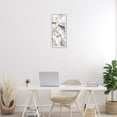 thumbnail image 3 of Stupell Industries Transitional Neutral Tone Spring Blooms White Framed Giclee Art, 10 x 24, by Hannah Dawson, 3 of 7