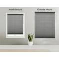 thumbnail image 4 of Linen Avenue Cordless Standard Light Filtering Cellular Shade 49 W x 84 H, Dark Grey (Arrives 1/4" Narrower), 4 of 8