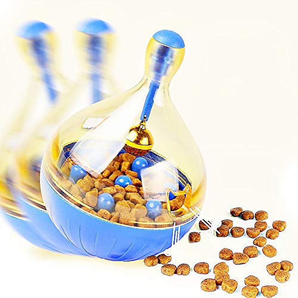 K-Cliffs 2pc Slow Feeder Pet Toy for Small Animals Cat Dog Blue