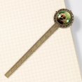 thumbnail image 4 of Snail Lace Bookmark in Antique Bronze - Gift for Bookworms and Bibliophiles, 4 of 5