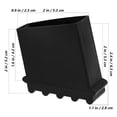 thumbnail image 2 of UPGRATOR 4pcs Ladder Feet Mats Rubber Black Stress Dispersion Indoor Use, 2 of 7