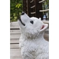 thumbnail image 7 of Hi Line 10” Howling American Eskimo Puppy Garden Statue, Intricate Details, 7 of 7