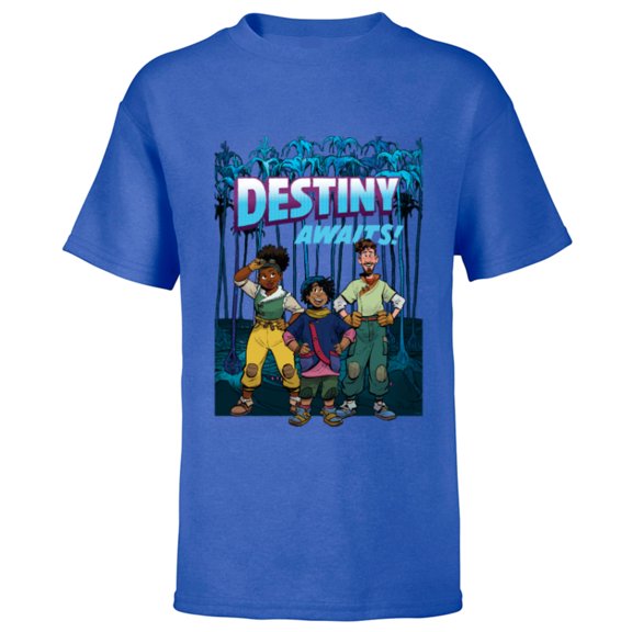 Disney Strange World Destiny Awaits - Short Sleeve T-Shirt for Kids - Customized-Royal