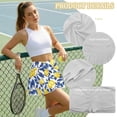 thumbnail image 6 of Yuyamidu Lemon Athletic Skort Casual High Waisted Tennis Skirts for Women Breathable Golf Pickleball Skirt with Shorts Pockets Size S, 6 of 7