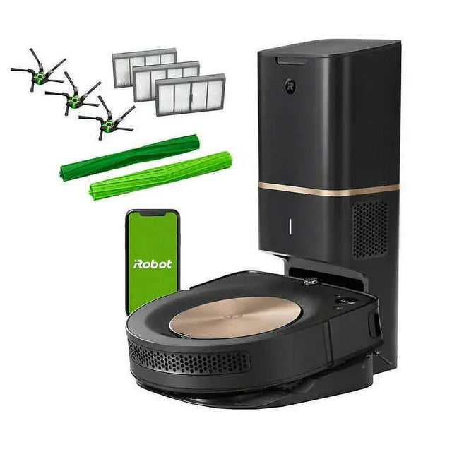 iRobot Roomba s9+ 9550 Aspirateur Robot Connecté Wi-Fi avec Kit Bonus