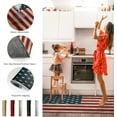thumbnail image 6 of Patriotic Stripe and Star Kitchen Mat Independence Day American Flag Kitchen Rugs Kitchen Organization Fourth of July Decorations Runner Rug Non-Slip Kitchen Floor Mats Anti-Fatigue Standing Desk Mats, 6 of 6