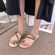 thumbnail image 5 of Zapatos de verano con punta de clip para mujer Sandalias de playa informales con diamantes de imitación Wmkox8yii  ytu5752, 5 of 7