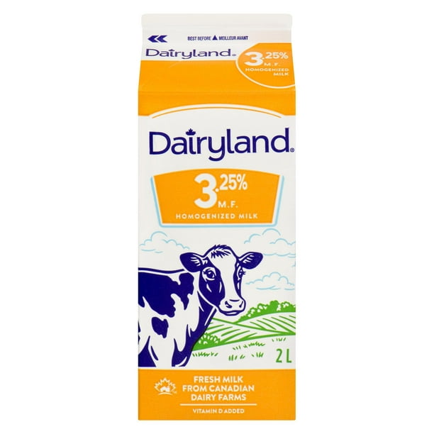 Dairyland 3,25 % M.G. Lait, Carton 2L