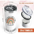 thumbnail image 3 of Inspirational Gifts For Men - Father''s Day, Teacher''s Day, Christmas, Birthday Gifts For Men, Friends, Dad, Coworkers, Employee, Teacher Appreciation Gifts - 20 Oz Stainless Steel Tumbler, 3 of 6
