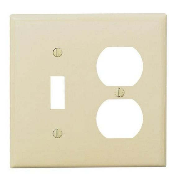Ivory Toggle & Duplex Wallplate