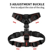 MASBRILL No Pull Dog Harness Soft Basic Nylon Adjustable Dog Vest Easy Walking Harness