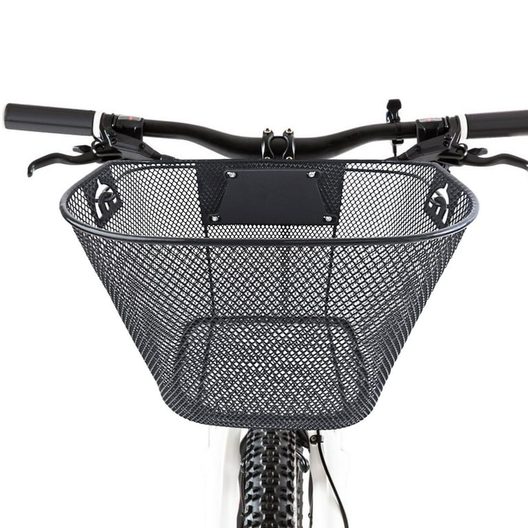 Bike Basket Bike Handlebar Basket Pet Carrier Lightweight Bicycle Cargo Rack Style A