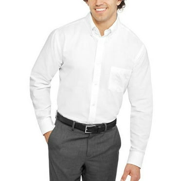 Silver Label Men's Long Sleeve Dress Shirt with Matching Tie - Walmart.com