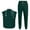 Deep Green, variant on Women's Scrubs Set - Stretch Sleeveless Top & Pants for Nurse Uniform