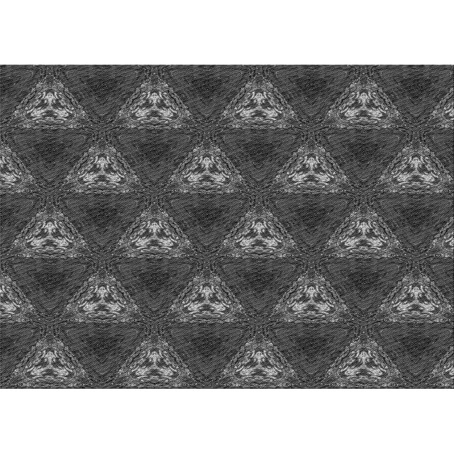 Ahgly Company Machine Washable Indoor Rectangle Transitional Platinum Gray Area Rugs, 5' x 7'