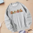 thumbnail image 1 of Sudadera de manga larga para mujer, sudadera con cuello redondo, sudadera estampada, ropa de moda, sudadera para acampar en la calle , l L Yinane Sudadera Mujer, 1 of 8