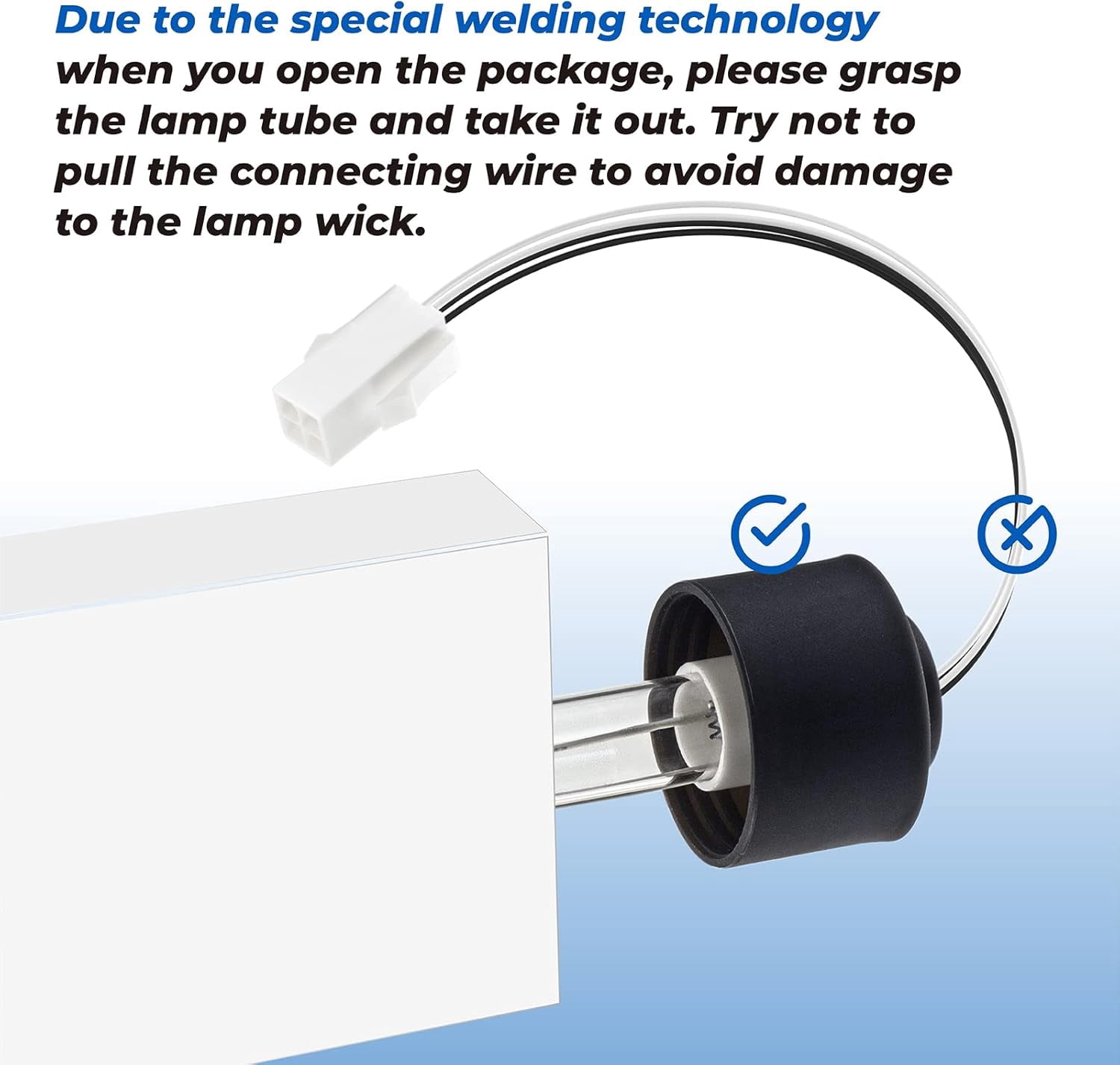 6472-841 Clear Ray XL Replacement UV Bulb for Jacuzzi J-200/J-300/J-400 & Sundance Spas 2012+ Models, Hot Tub Water Purification System,Pool and spa Bulb.