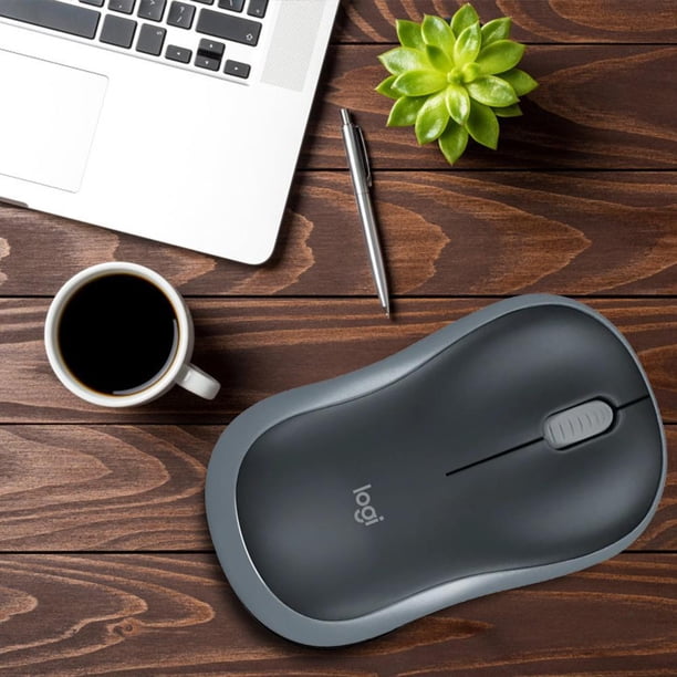 Ratón óptico para juegos Logitech M185 Wireless USB Nano Receiver 1000 DPI
