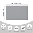 thumbnail image 2 of UHIAGREE Cat Litter Box Mat, 34 × 22in Large Silicone Kitty Litter Trapping Waterproof Mat(Gray), 2 of 7