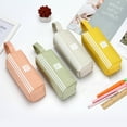 thumbnail image 3 of Matoen Large Pencil Case, Pencil Pouch with Zipper Compartments, Aesthetic Pencil Case for Adults, Stationery Pouch Pen Case for Office, 3 of 3