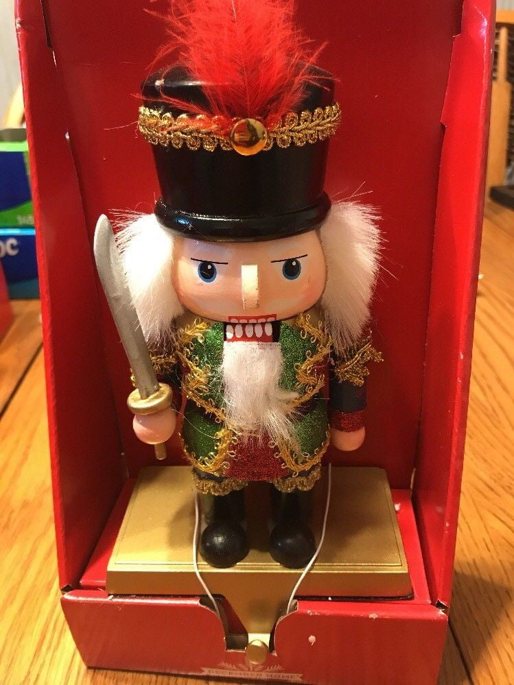 Stocking Holder Soldier Nutcracker Rare Vintage Collectible Ships