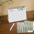 thumbnail image 2 of Calendario de escritorio Cabbrix 2025-2026 de 18 meses con pegatinas, 2 of 7