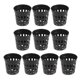 thumbnail image 1 of 10pcs Aquarium Plastic Pot Baskets Aquarium Aquatic Water Flower Plant Grass Planting Decor Black - Middle Size, 1 of 4