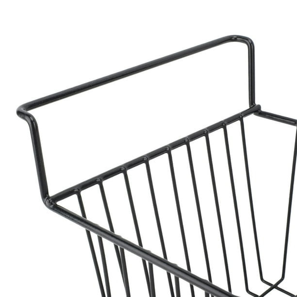 Focket 2 Pcs Paniers De Congélation, Bacs D'organisateur De Panier En Fil Métallique Profond Avec Poignées Pour Cuisine, Garde-Manger, Placards, Organisateur De Congélateur