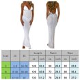 thumbnail image 2 of Vestido Largo Atractivo vestido de encaje con espalda abierta Ygjytge para Mujer Blanco T S, 2 of 6