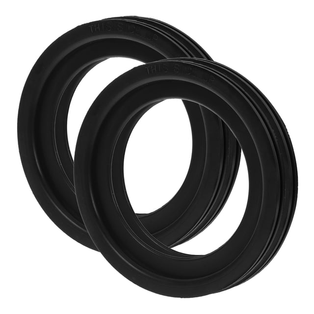 OUNONA 4Pcs Rv Toilet Seal Ring Compact Light Weight Toilet Flush Accessories for Leak Prevention