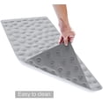 thumbnail image 4 of Non-Slip Bathtub Mat Soft Rubber Bathroom Bathmat with Strong Suction Cups (Grey), 4 of 5
