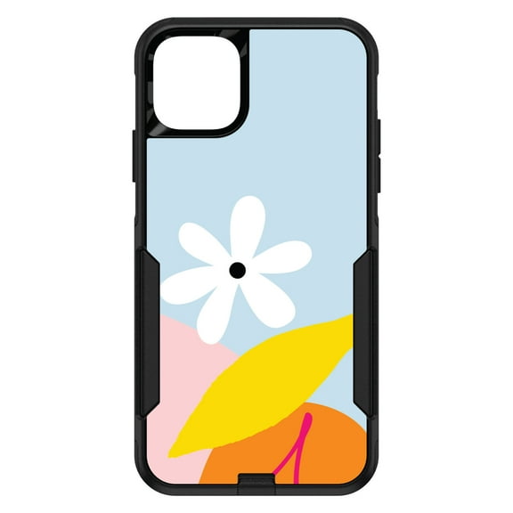 DistinctInk Custom SKIN / DECAL compatible with OtterBox Commuter for iPhone 11 Pro (5.8" Screen) - Summer Vibes Bold Cherry Pink Orange Yellow