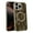 Apricot, variant on Magnetic Case for iPhone 12 Pro / 12 Camouflage Design Back Sticker, Compatible with MagSafe, Silicone Anti-scratch Shock-resistant Drop Protective Thin Lightweight Phone Cover, Black