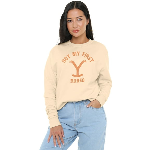 Yellowstone Not My First Rodeo Women's Crew Sweatshirt