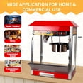 thumbnail image 4 of 1300W Commercial Popcorn Machine,for 48 Cups per Batch Countertop Popcorn Maker,Popcorn Maker Machine for Kitchen, 4 of 12
