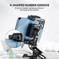 thumbnail image 3 of Phone Tripod Mount Holder, Adjustable Stand with Cold Shoe for Vertical or Horizontal Use, 3 of 4