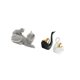 thumbnail image 5 of Escultura De Gato, Adorno De Mesa, Artesanía, Figura Decorativa, Estatua De Animal Para Dormitorio, Sala De Estar, Oficina, Regalo De Inauguración De La Casa, Figuras De Cisne, Adorno De, 5 of 8