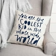 thumbnail image 3 of Creative Products Coolest Kid Blue Text 16 x 16 Spun Poly Pillow, 3 of 3