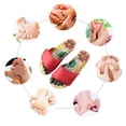 thumbnail image 4 of lionlar Pantoufle de Massage des Pieds Chaussures d'Acupression Rouge 41-42, 4 of 7