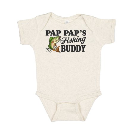 

Inktastic Pap Pap s Fishing Buddy Gift Baby Boy Bodysuit