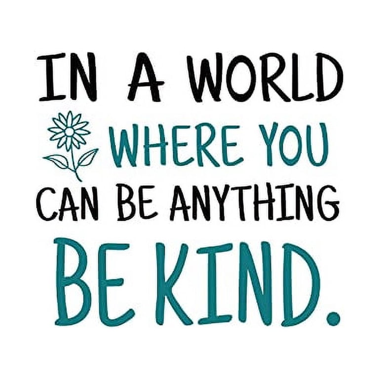 "Be The Reason Someone Smiles Today" Wall Decal - 48x8 Inch Vinyl Sticker For Home & Office